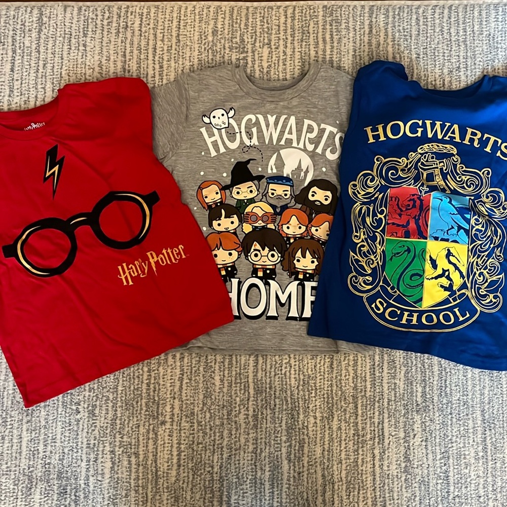 NWOT Kids Harry Potter T-shirts 3pack
